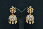 Peacock Earrings 08409 - KRISHNA'S SWETA JEWELLERY