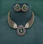 Peacock Necklace 10349 - KRISHNA'S SWETA JEWELLERY