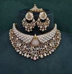Peacock Plume Bride Set 09170 - KRISHNA'S SWETA JEWELLERY