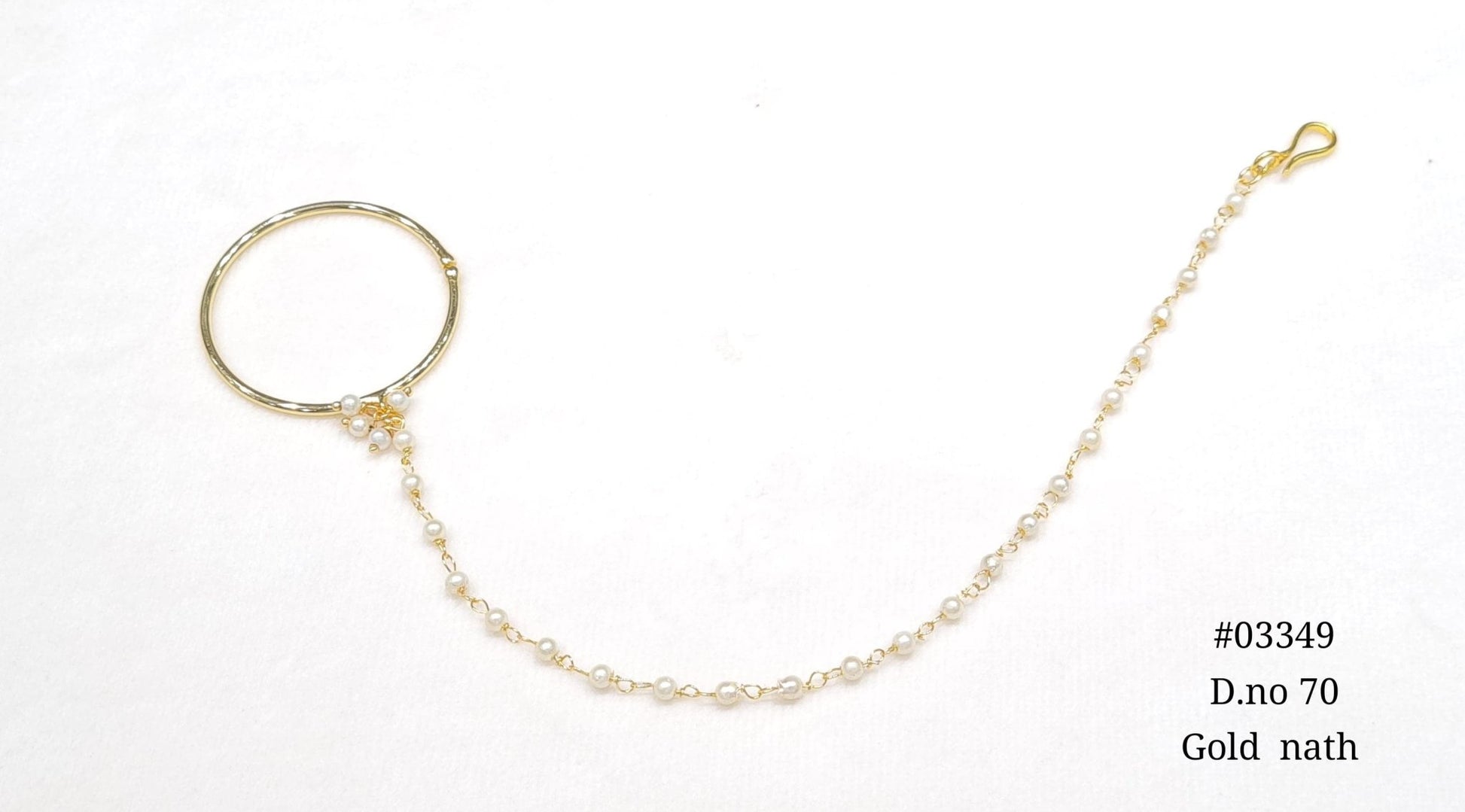 Plain Nath 03349 - KRISHNA'S SWETA JEWELLERY