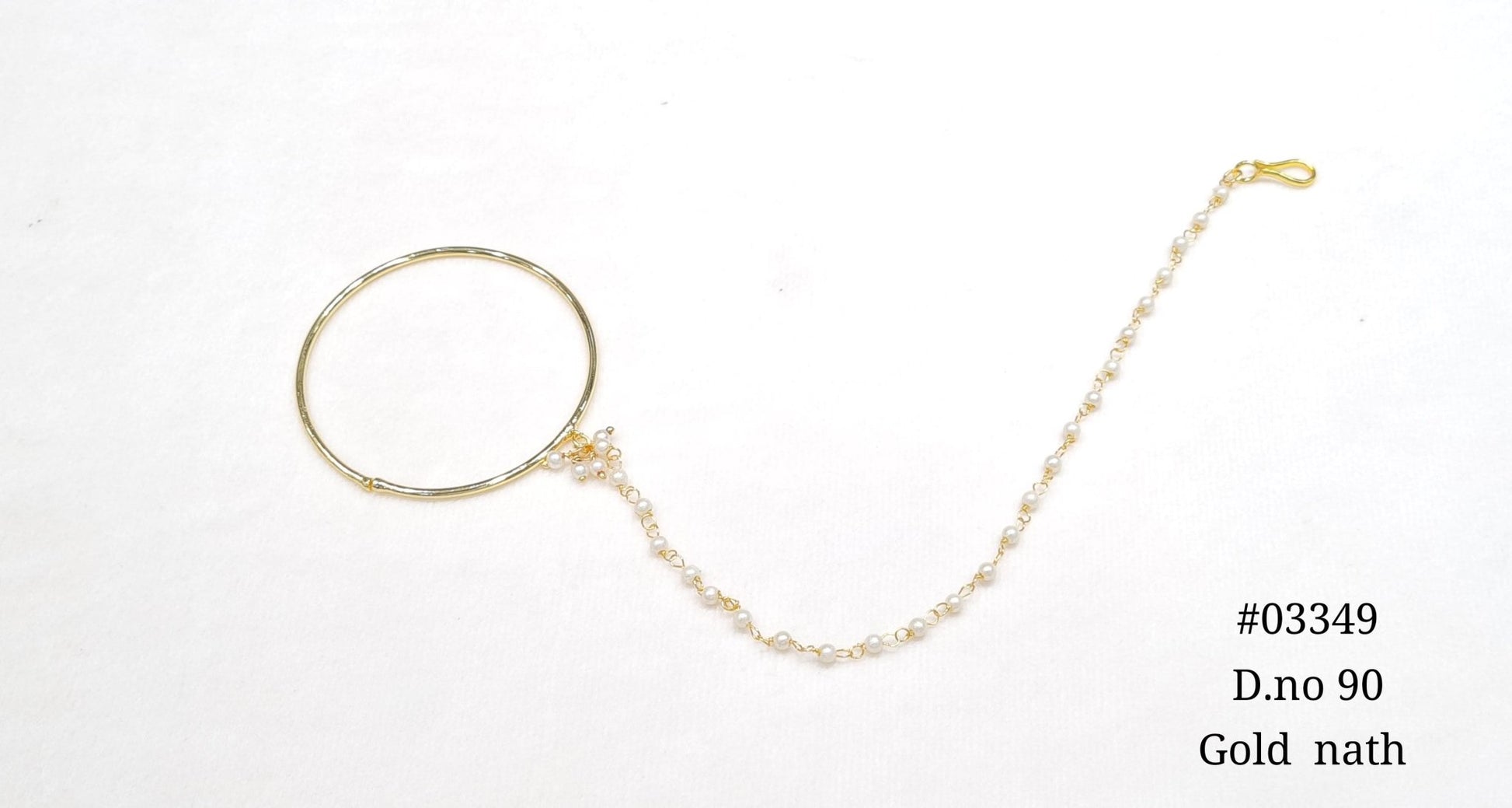 Plain Nath 03349 - KRISHNA'S SWETA JEWELLERY