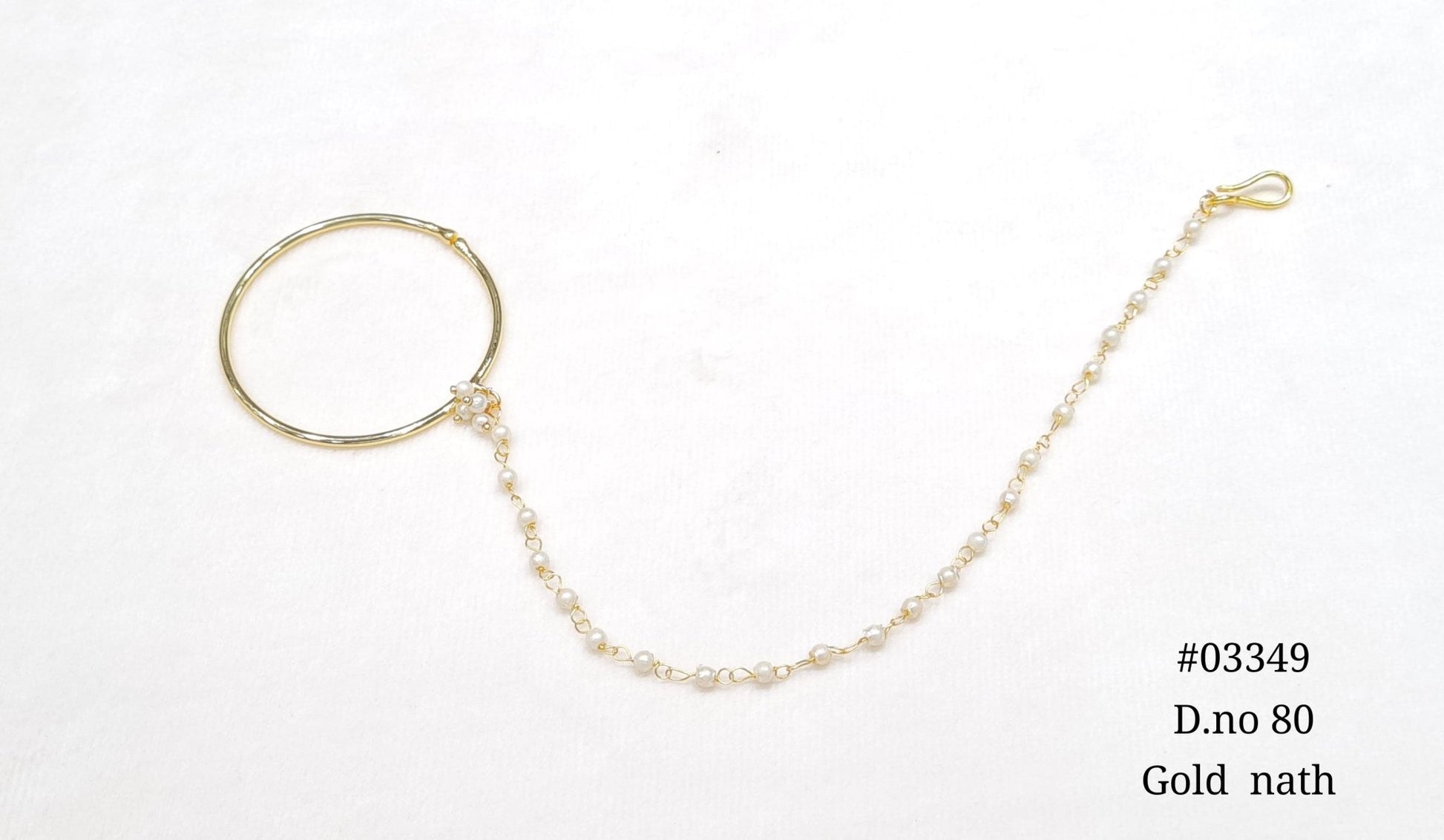 Plain Nath 03349 - KRISHNA'S SWETA JEWELLERY