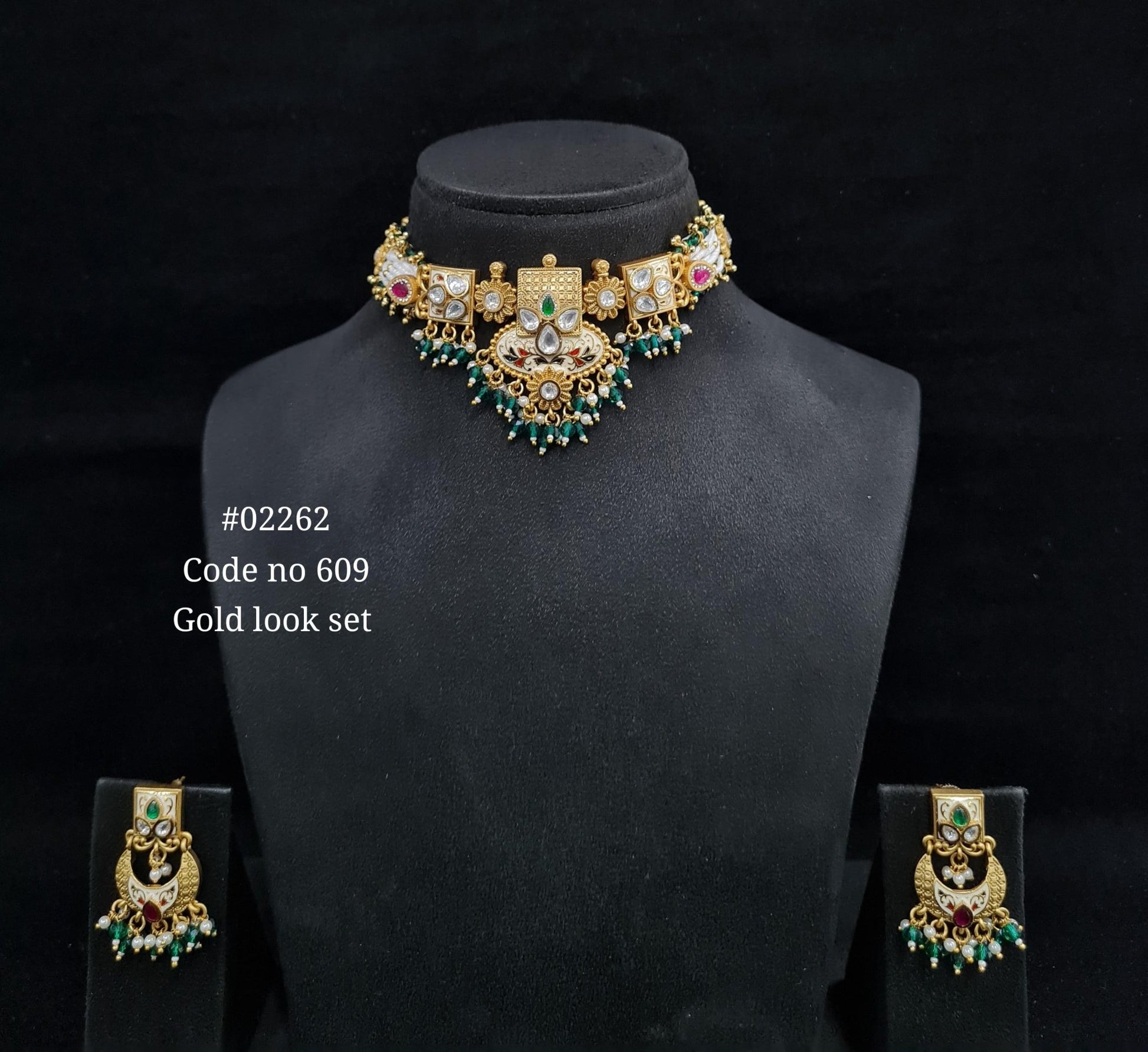 Pp choker 02262 - KRISHNA'S SWETA JEWELLERY
