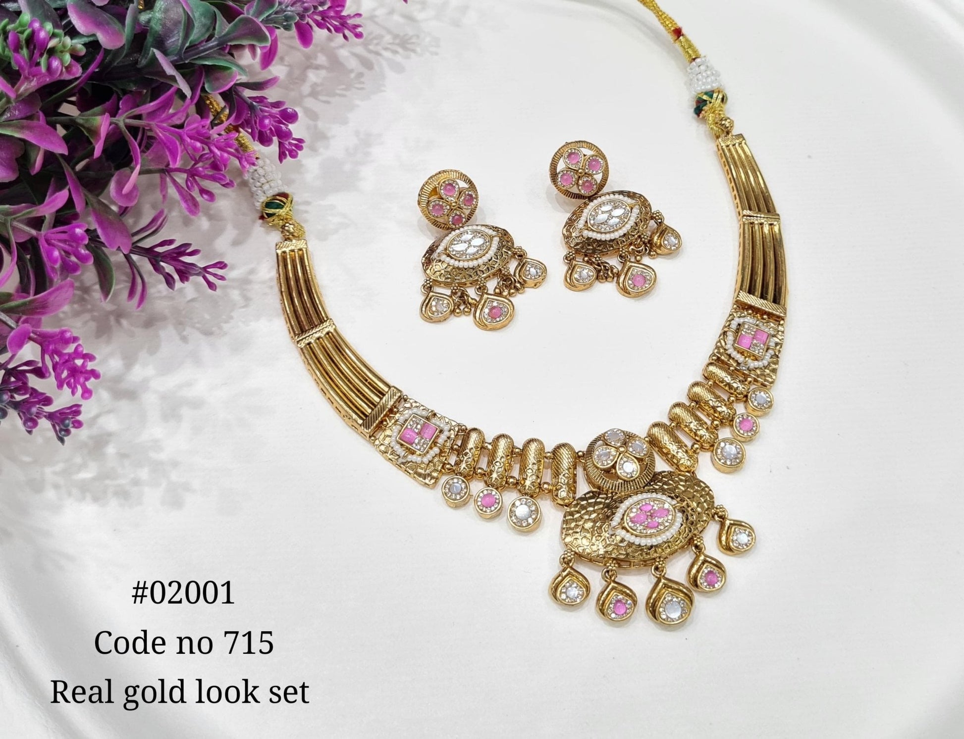 Pp Necklace 02001 - KRISHNA'S SWETA JEWELLERY