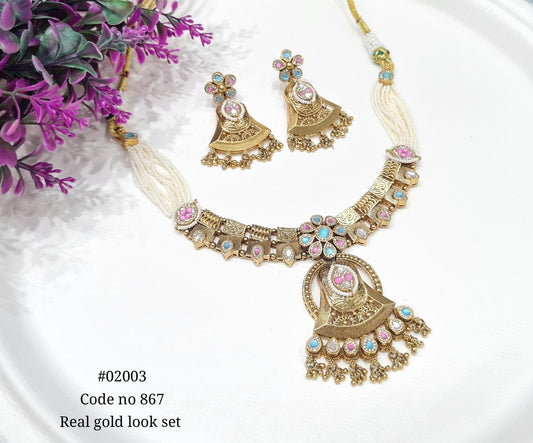 Pp Necklace 02003 - KRISHNA'S SWETA JEWELLERY