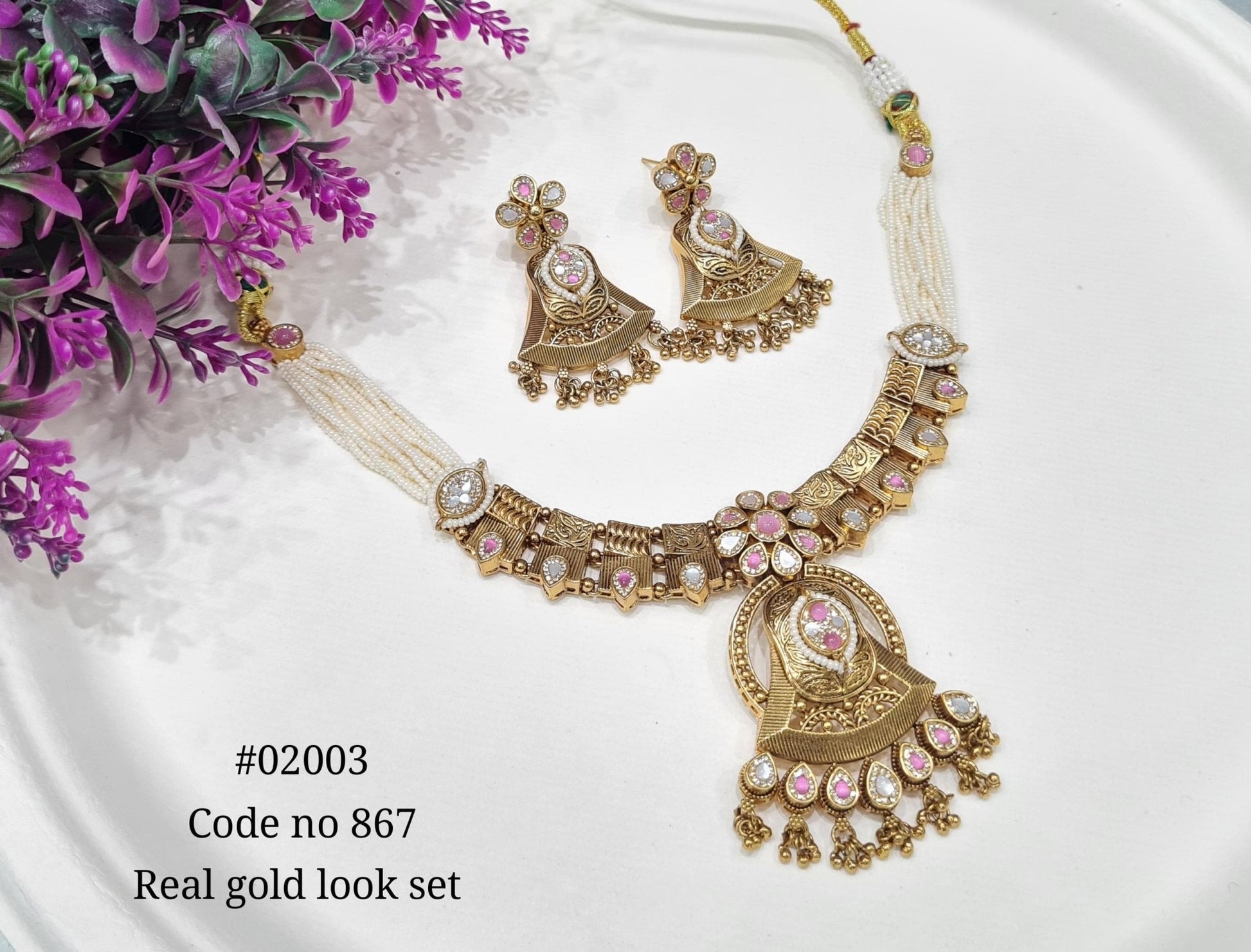 Pp Necklace 02003 - KRISHNA'S SWETA JEWELLERY