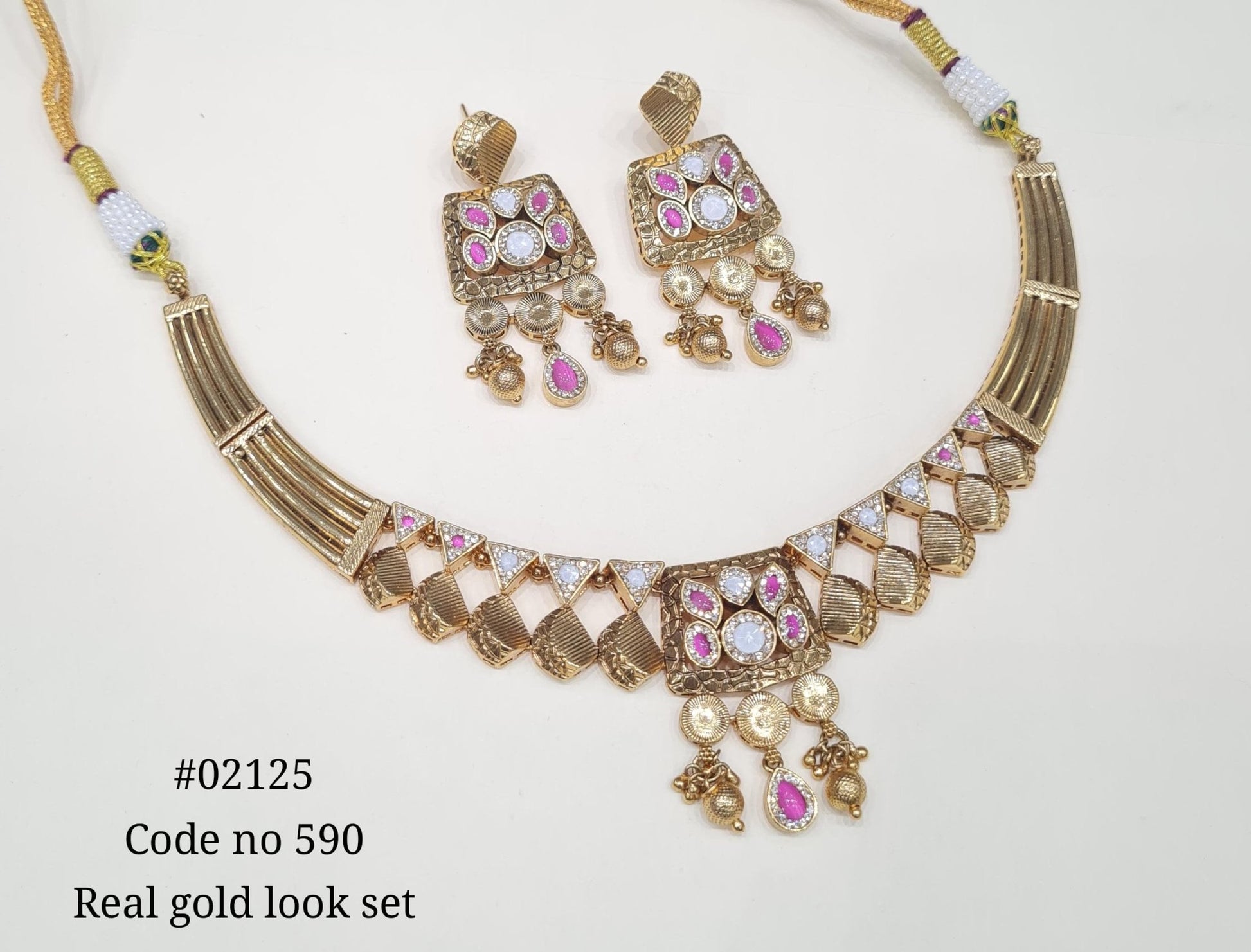 Pp Necklace 02125 - KRISHNA'S SWETA JEWELLERY