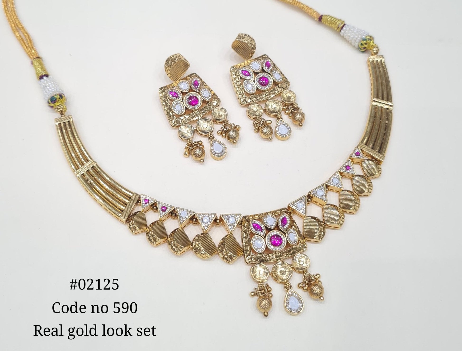 Pp Necklace 02125 - KRISHNA'S SWETA JEWELLERY