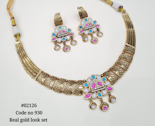 Pp Necklace 02126 - KRISHNA'S SWETA JEWELLERY