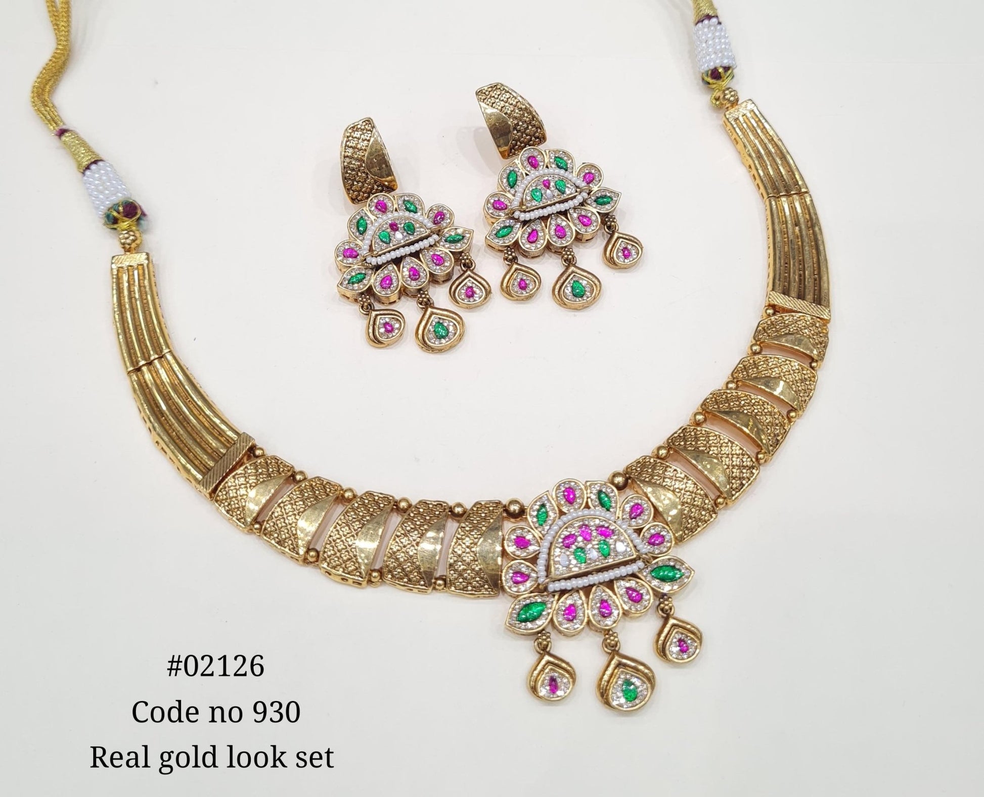 Pp Necklace 02126 - KRISHNA'S SWETA JEWELLERY