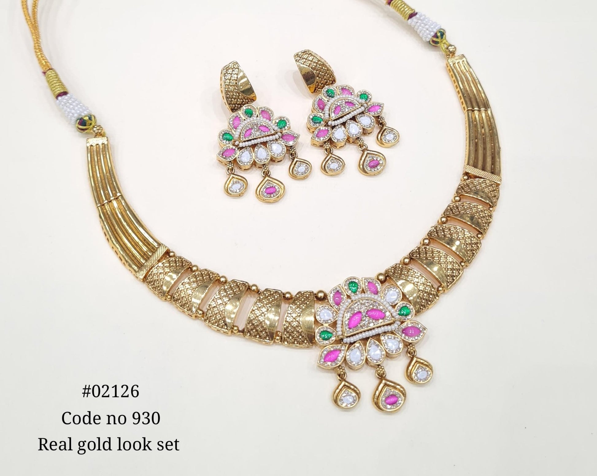 Pp Necklace 02126 - KRISHNA'S SWETA JEWELLERY
