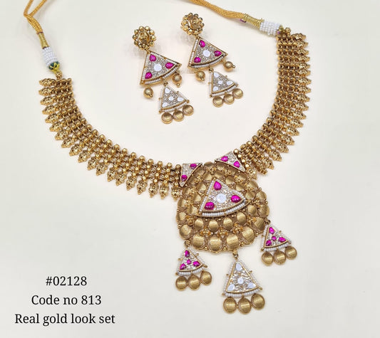 Pp Necklace 02128 - KRISHNA'S SWETA JEWELLERY
