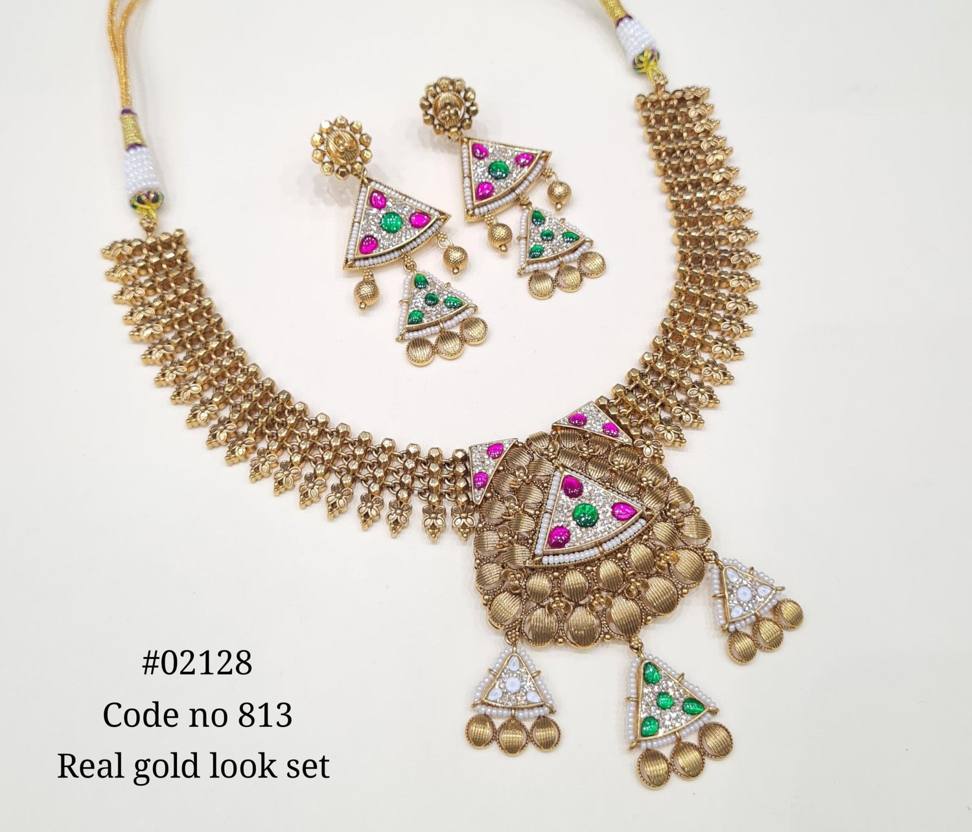 Pp Necklace 02128 - KRISHNA'S SWETA JEWELLERY