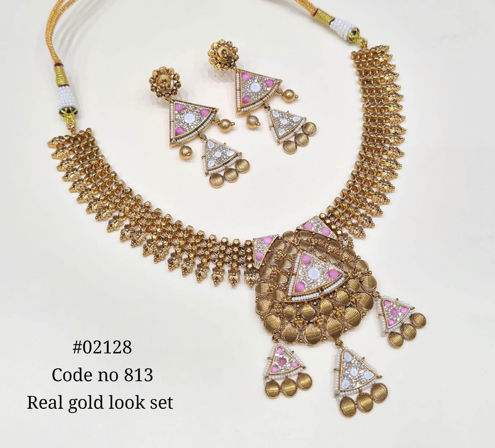 Pp Necklace 02128 - KRISHNA'S SWETA JEWELLERY