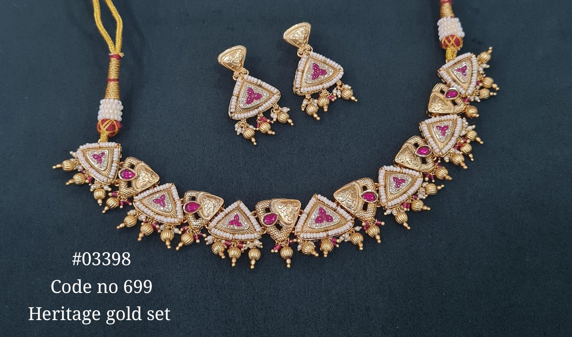 PP necklace 03398 - KRISHNA'S SWETA JEWELLERY