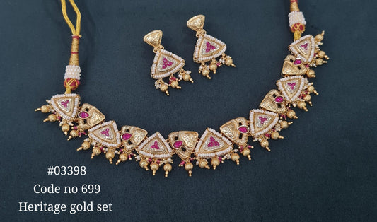 PP necklace 03398 - KRISHNA'S SWETA JEWELLERY