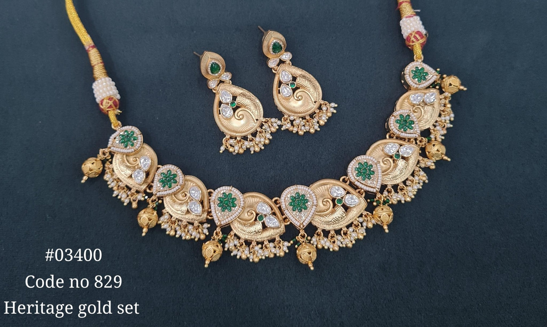 PP necklace 03400 - KRISHNA'S SWETA JEWELLERY