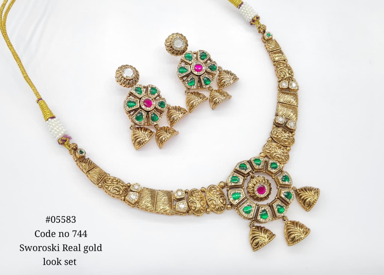 Pp Necklace 05583 - KRISHNA'S SWETA JEWELLERY