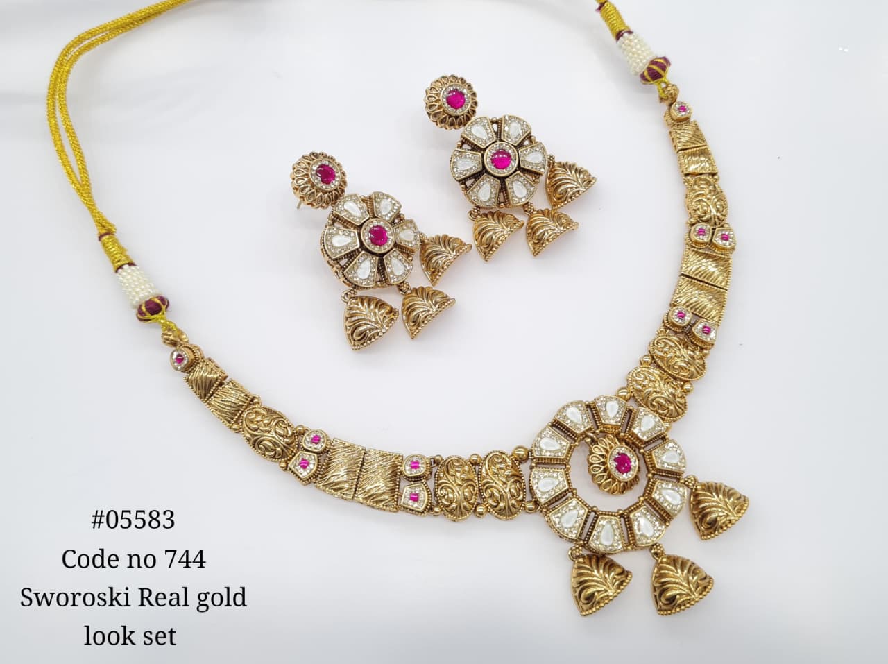 Pp Necklace 05583 - KRISHNA'S SWETA JEWELLERY