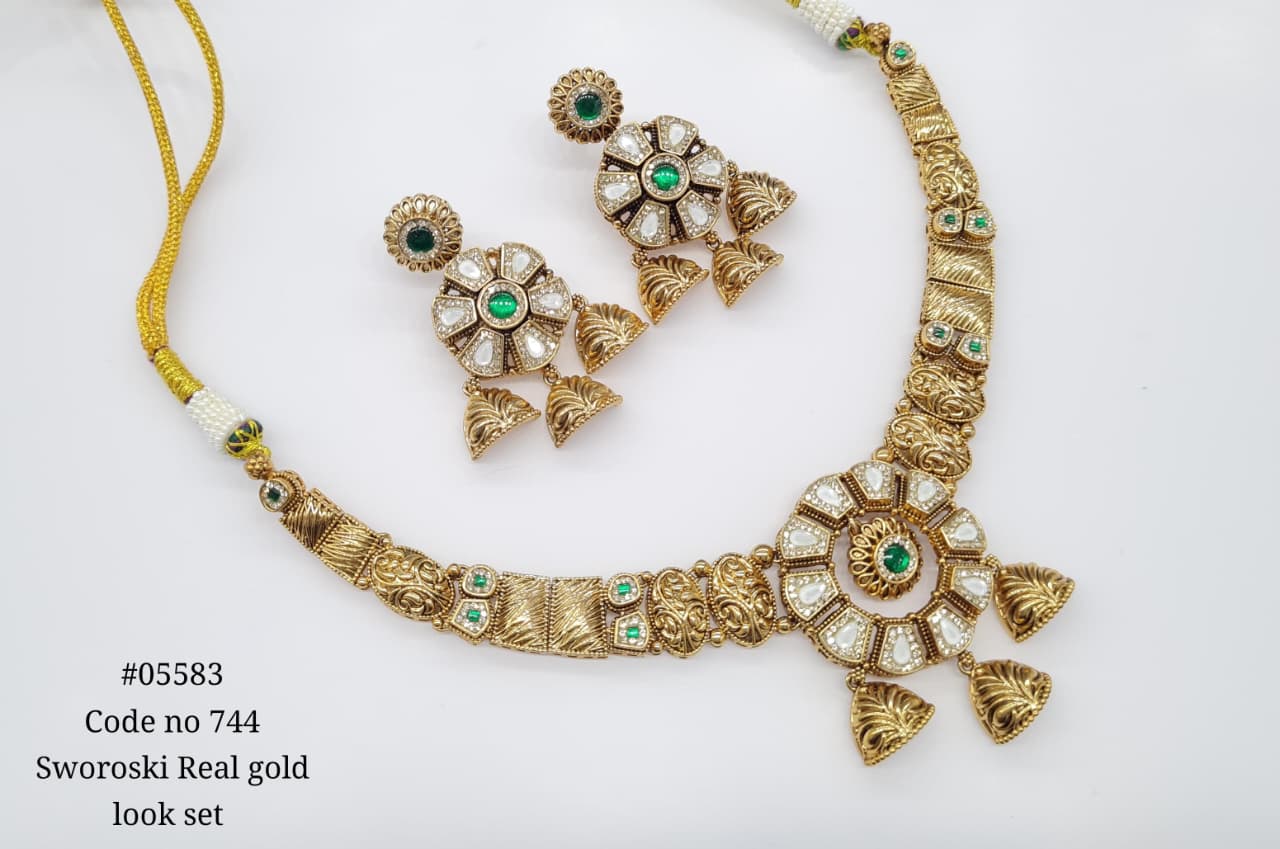 Pp Necklace 05583 - KRISHNA'S SWETA JEWELLERY