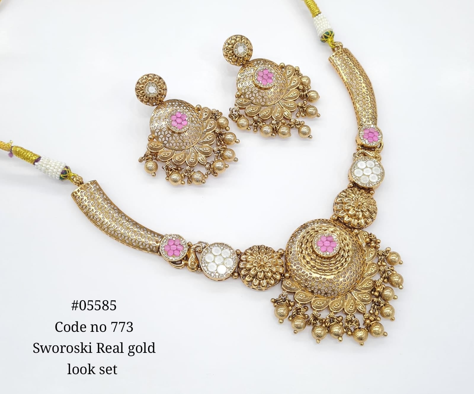 Pp Necklace 05585 - KRISHNA'S SWETA JEWELLERY