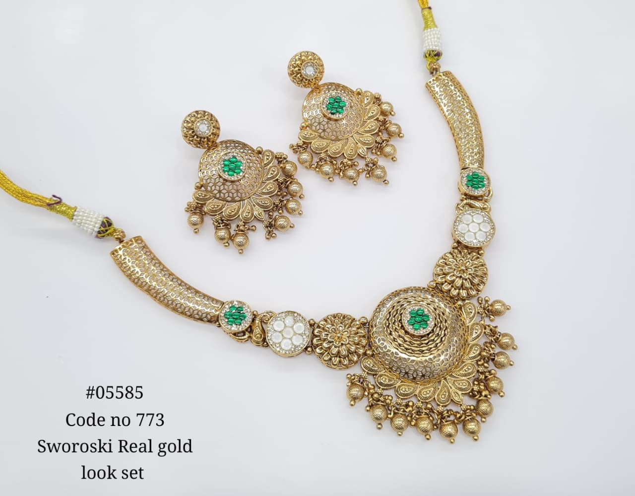 Pp Necklace 05585 - KRISHNA'S SWETA JEWELLERY