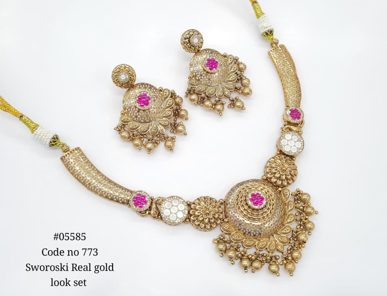 Pp Necklace 05585 - KRISHNA'S SWETA JEWELLERY