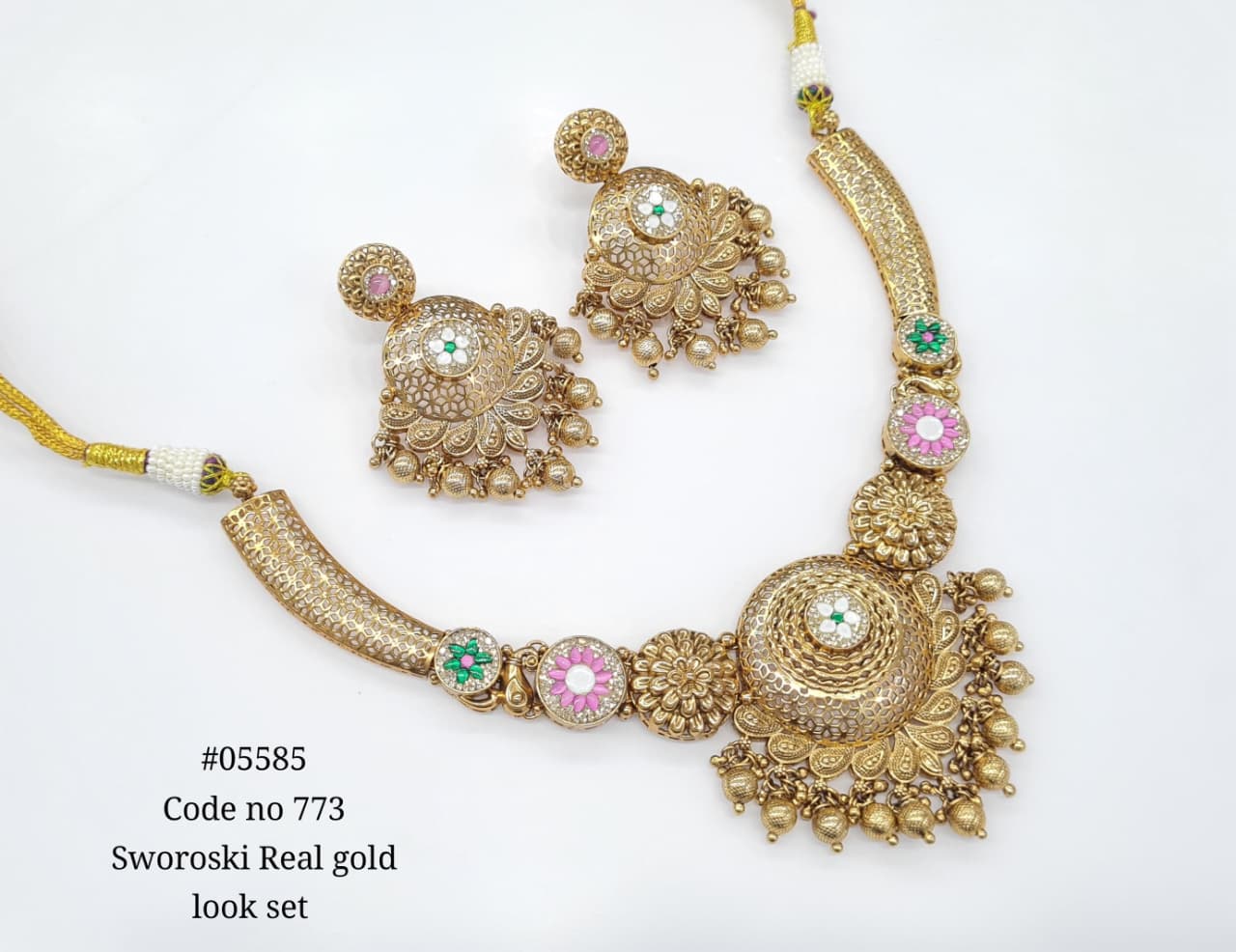Pp Necklace 05585 - KRISHNA'S SWETA JEWELLERY
