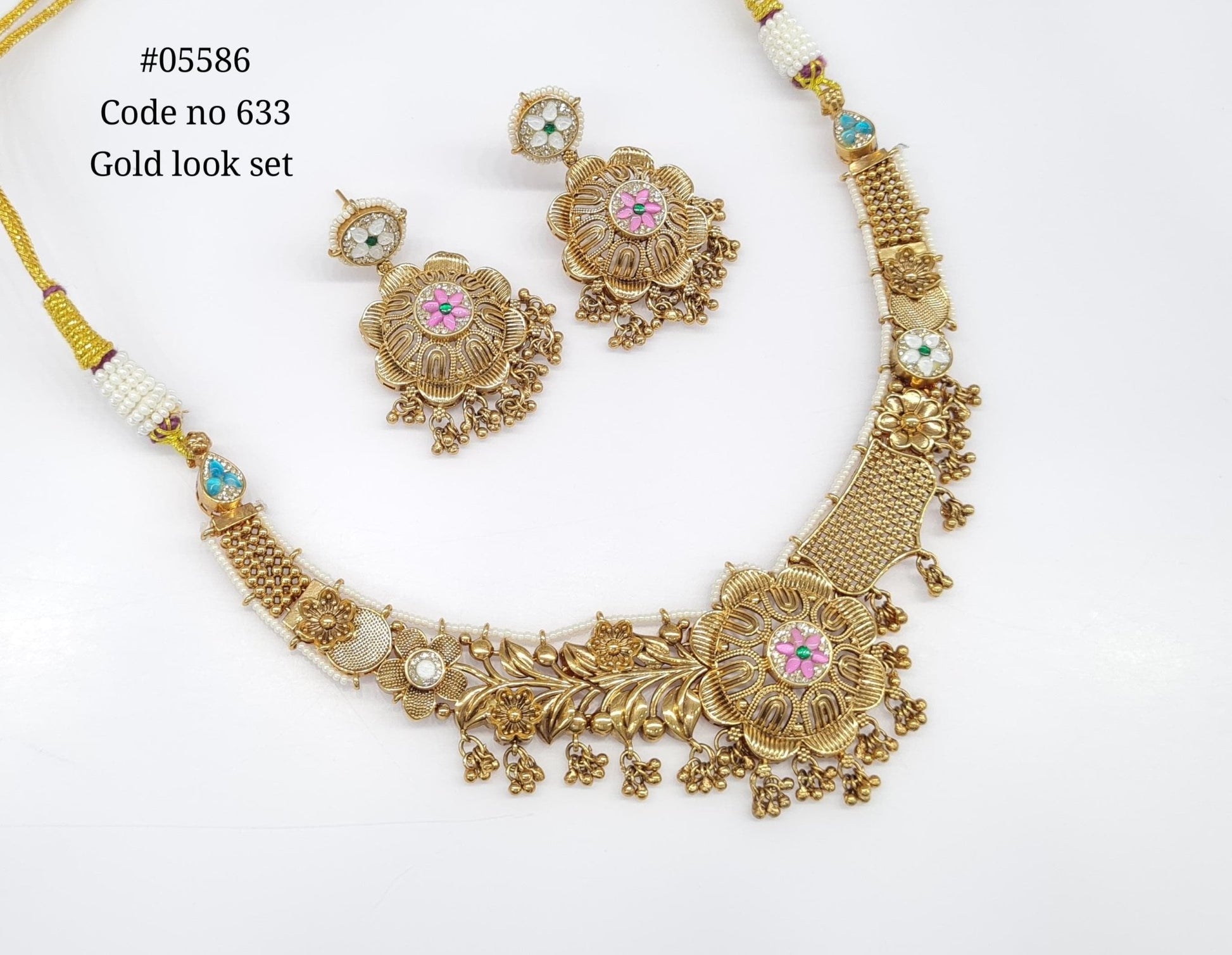 Pp Necklace 05586 - KRISHNA'S SWETA JEWELLERY