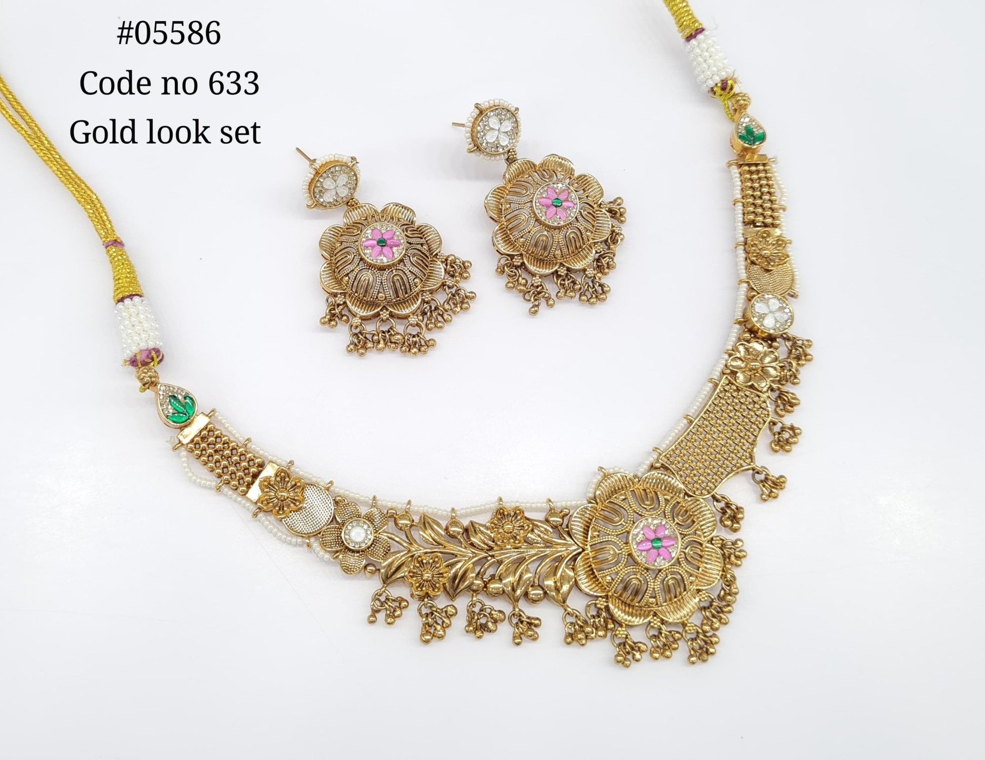 Pp Necklace 05586 - KRISHNA'S SWETA JEWELLERY