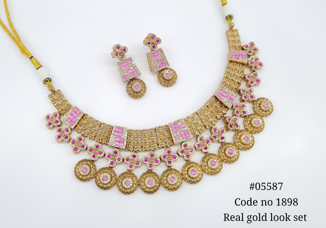 Pp Necklace 05587 - KRISHNA'S SWETA JEWELLERY