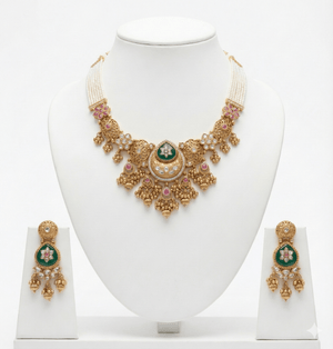 Pp Necklace 06216 - KRISHNA'S SWETA JEWELLERY