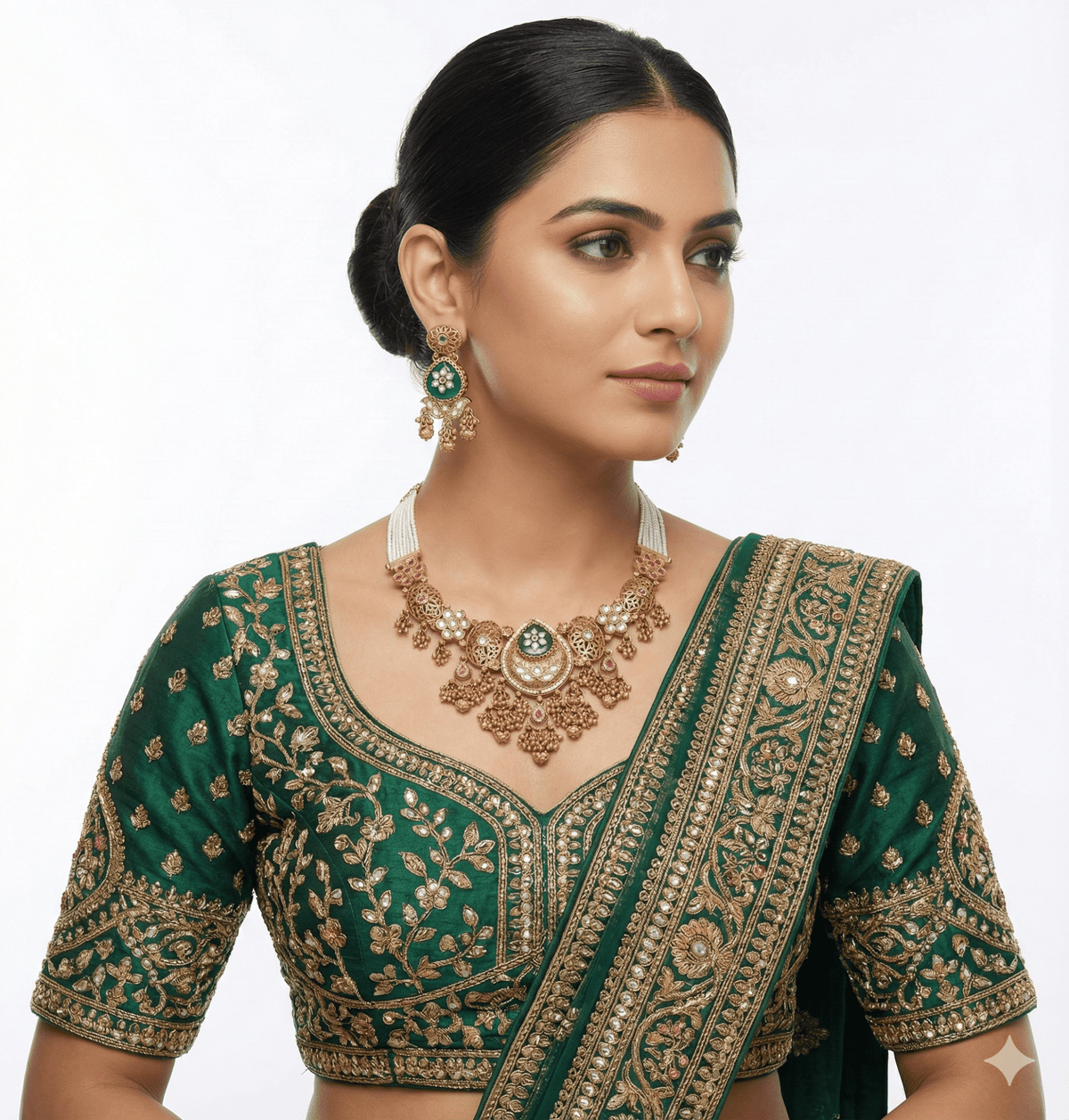Pp Necklace 06216 - KRISHNA'S SWETA JEWELLERY