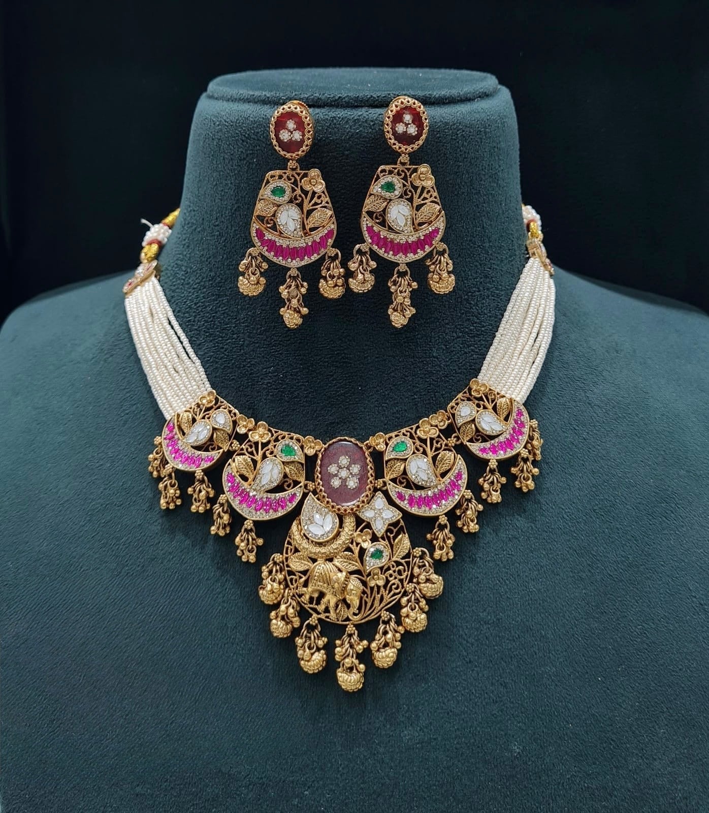 Pp Necklace 06217 - KRISHNA'S SWETA JEWELLERY