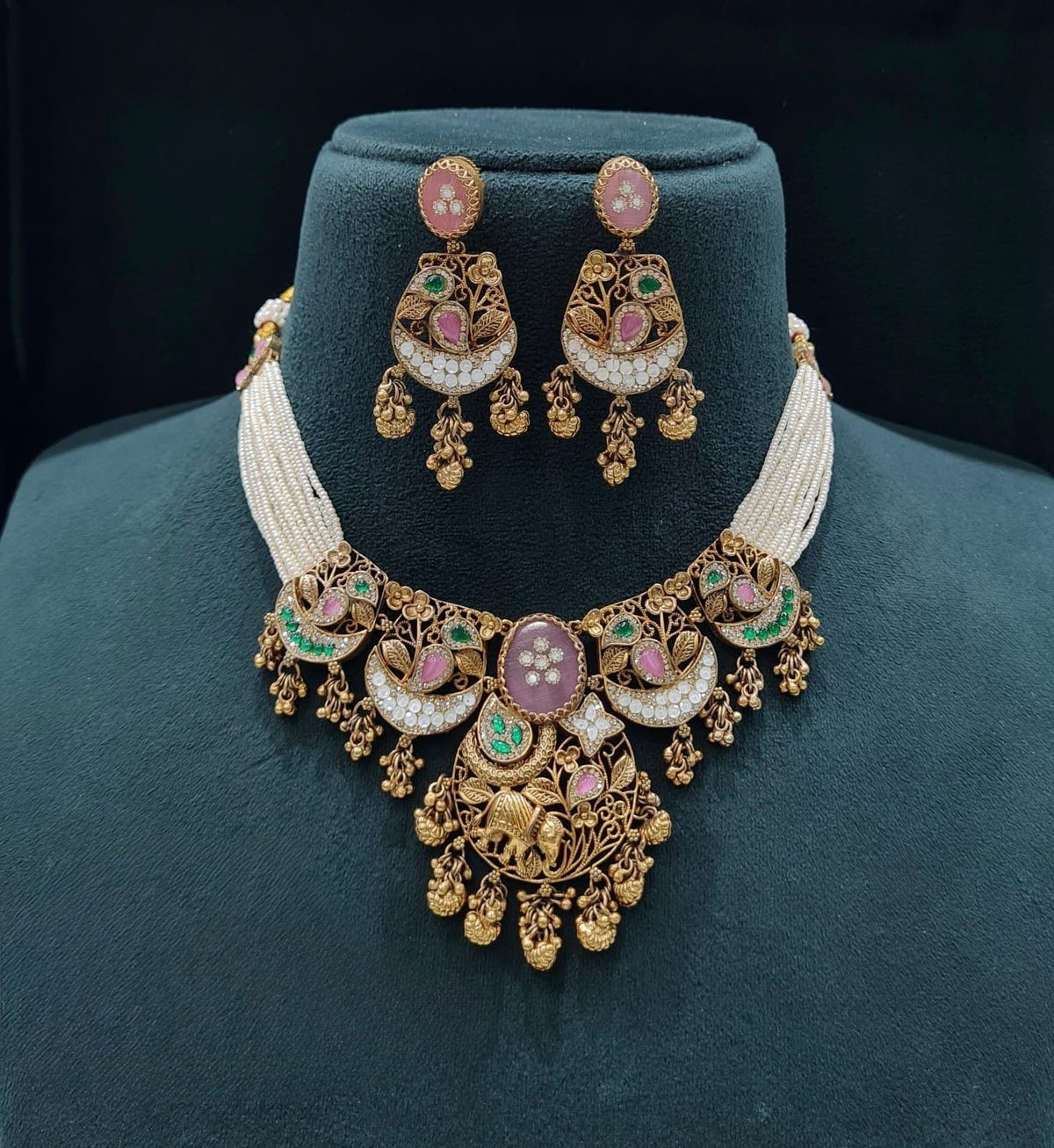 Pp Necklace 06217 - KRISHNA'S SWETA JEWELLERY