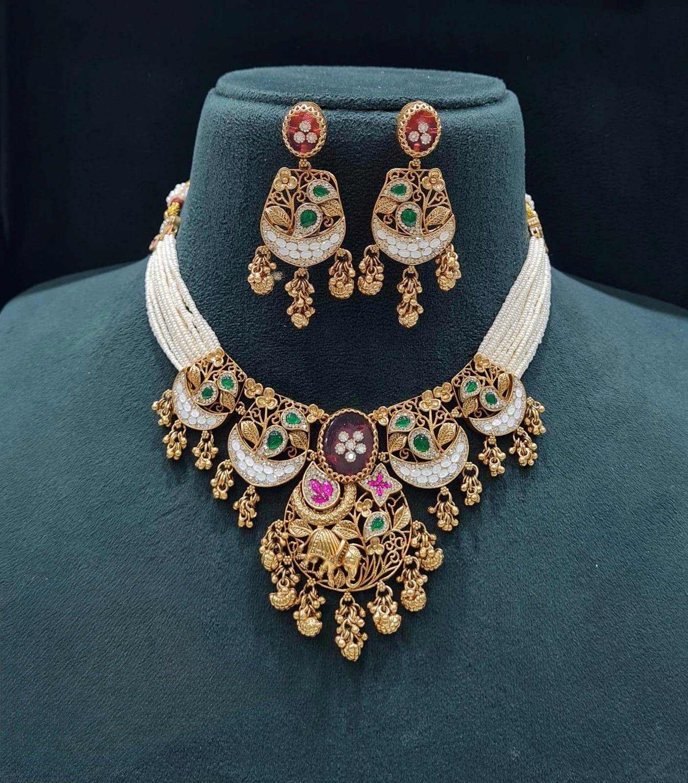 Pp Necklace 06217 - KRISHNA'S SWETA JEWELLERY