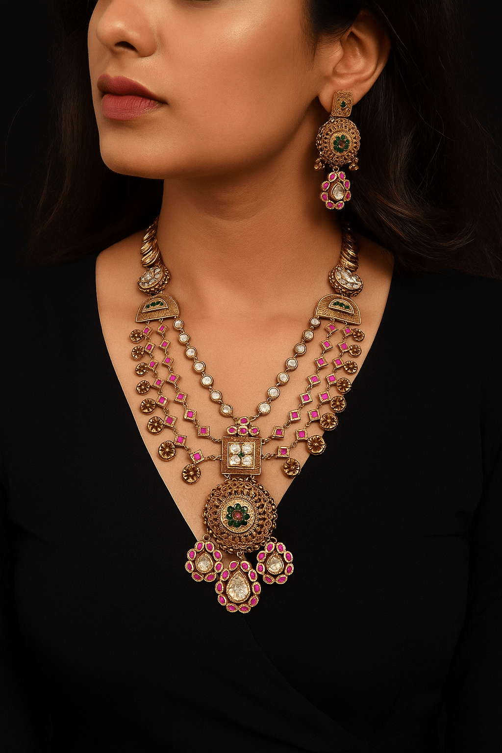 Pp Ranihaar 02127 - KRISHNA'S SWETA JEWELLERY
