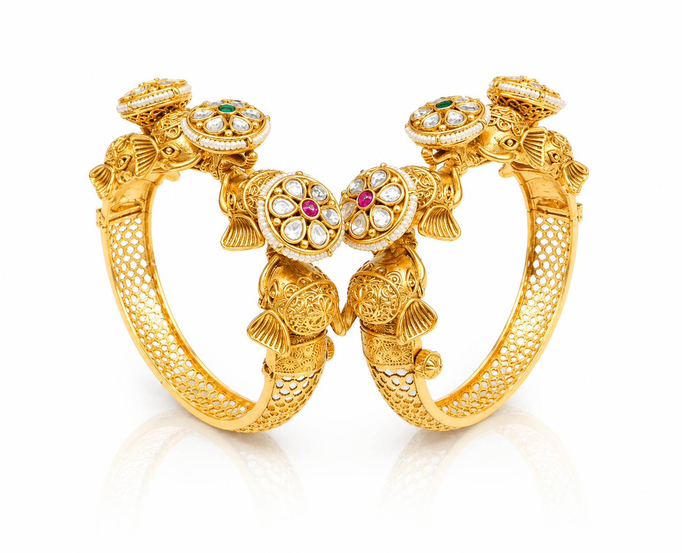 Rajwadi Bangles 03373 - KRISHNA'S SWETA JEWELLERY