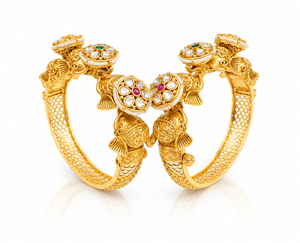 Rajwadi Bangles 03373 - KRISHNA'S SWETA JEWELLERY