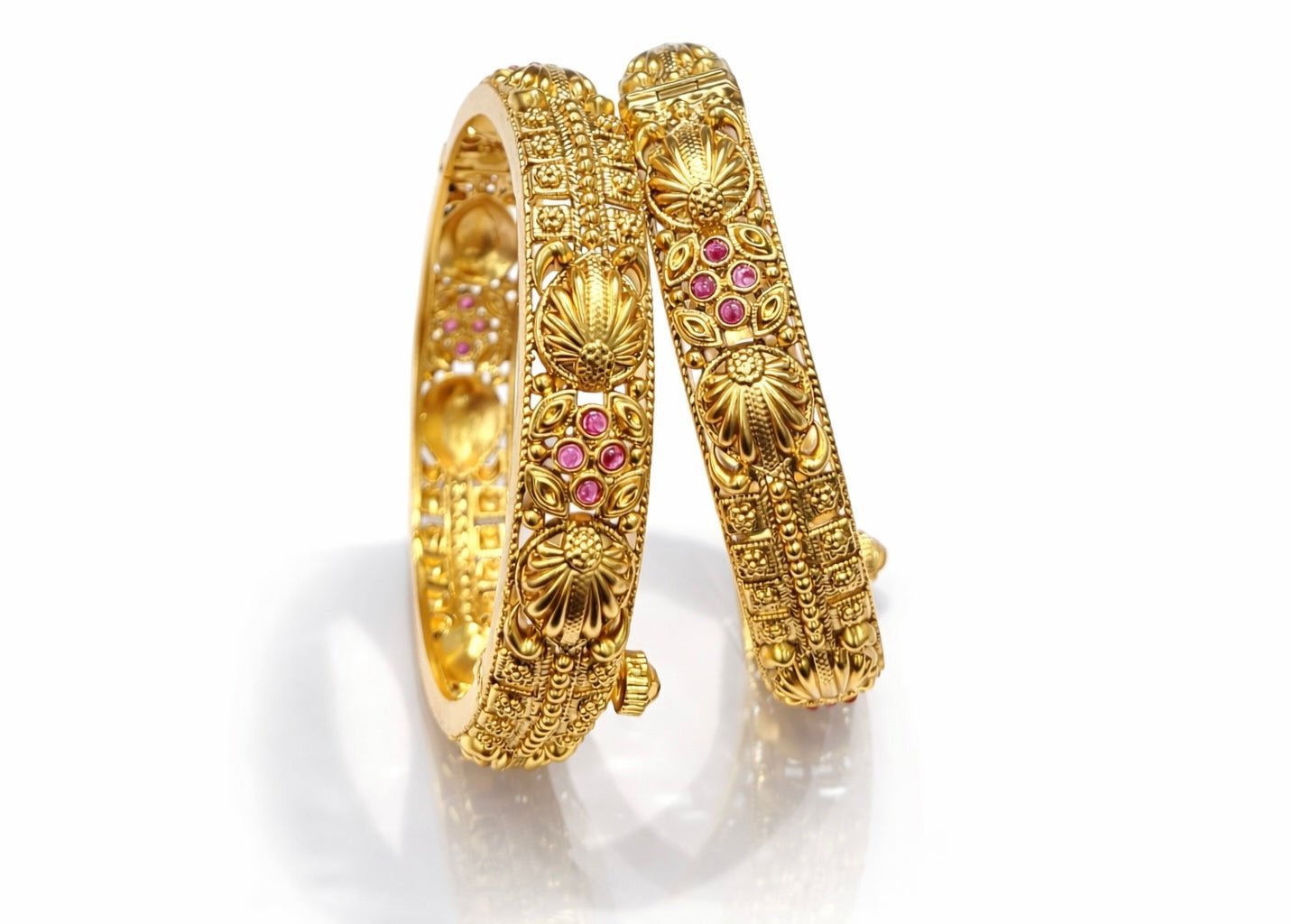 Rajwadi Bangles 04692 - KRISHNA'S SWETA JEWELLERY