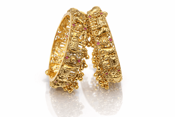 Rajwadi Bangles 05275 - KRISHNA'S SWETA JEWELLERY