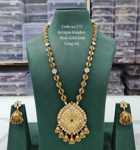 Rajwadi Long 03731 - KRISHNA'S SWETA JEWELLERY