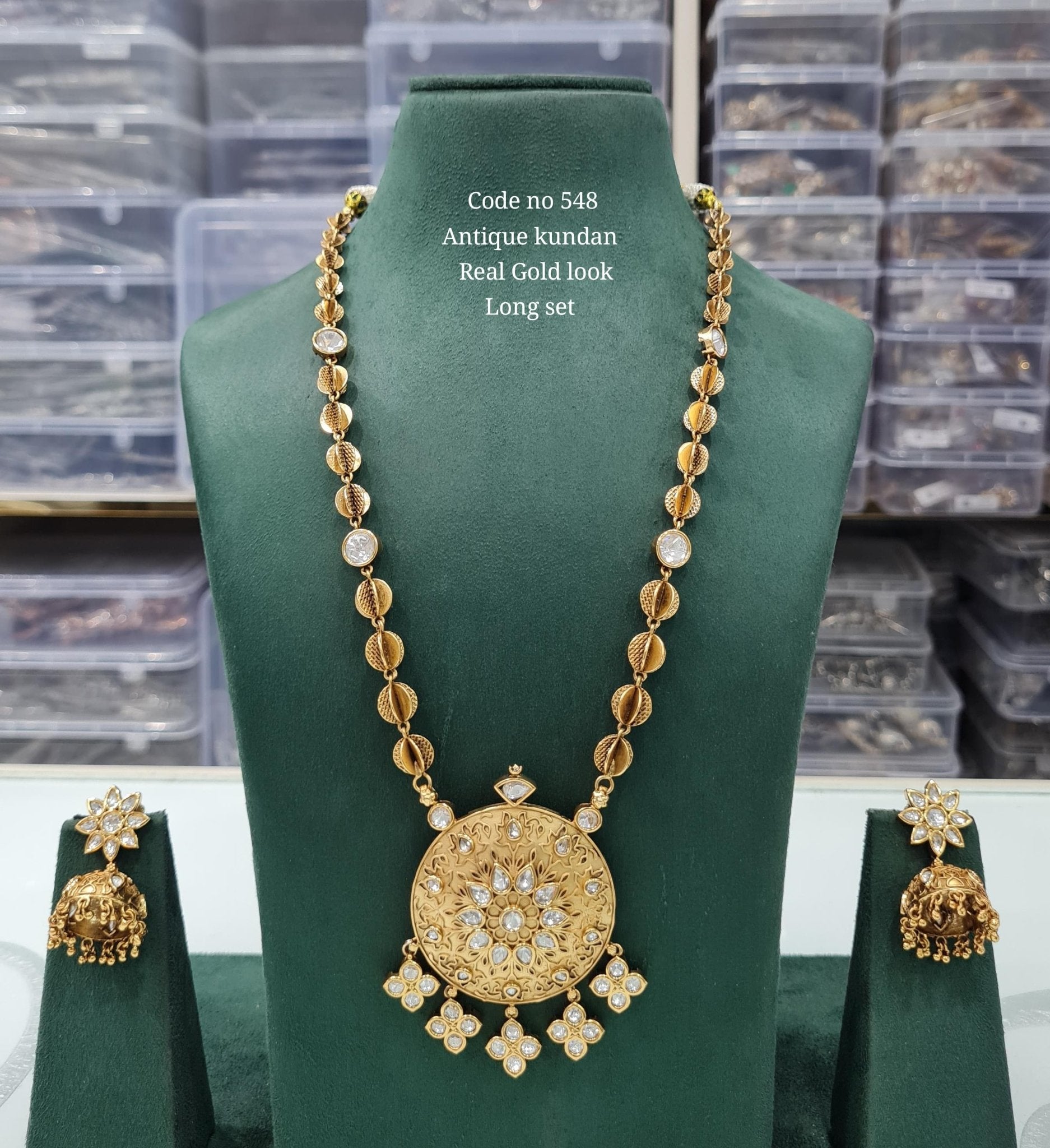 Rajwadi Long 03733 - KRISHNA'S SWETA JEWELLERY