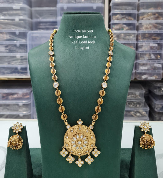 Rajwadi Long 03733 - KRISHNA'S SWETA JEWELLERY