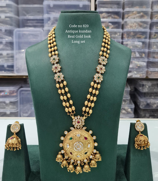 Rajwadi Long 03737 - KRISHNA'S SWETA JEWELLERY