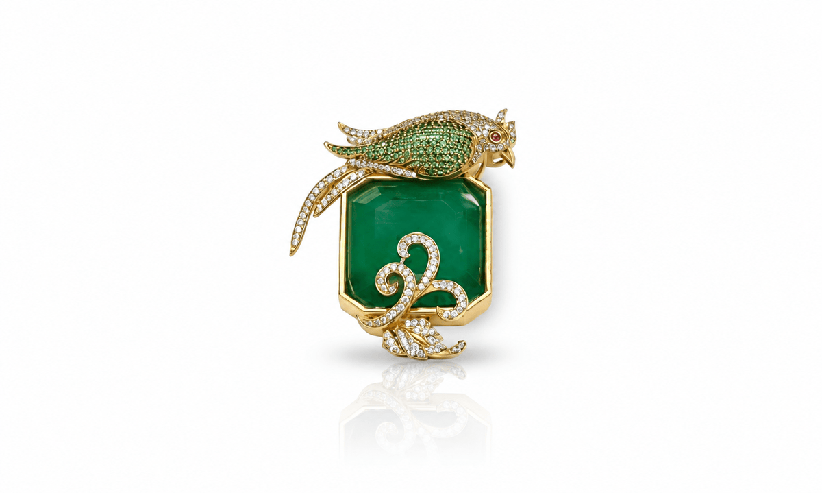 Regal Brooch 10635 - KRISHNA'S SWETA JEWELLERY