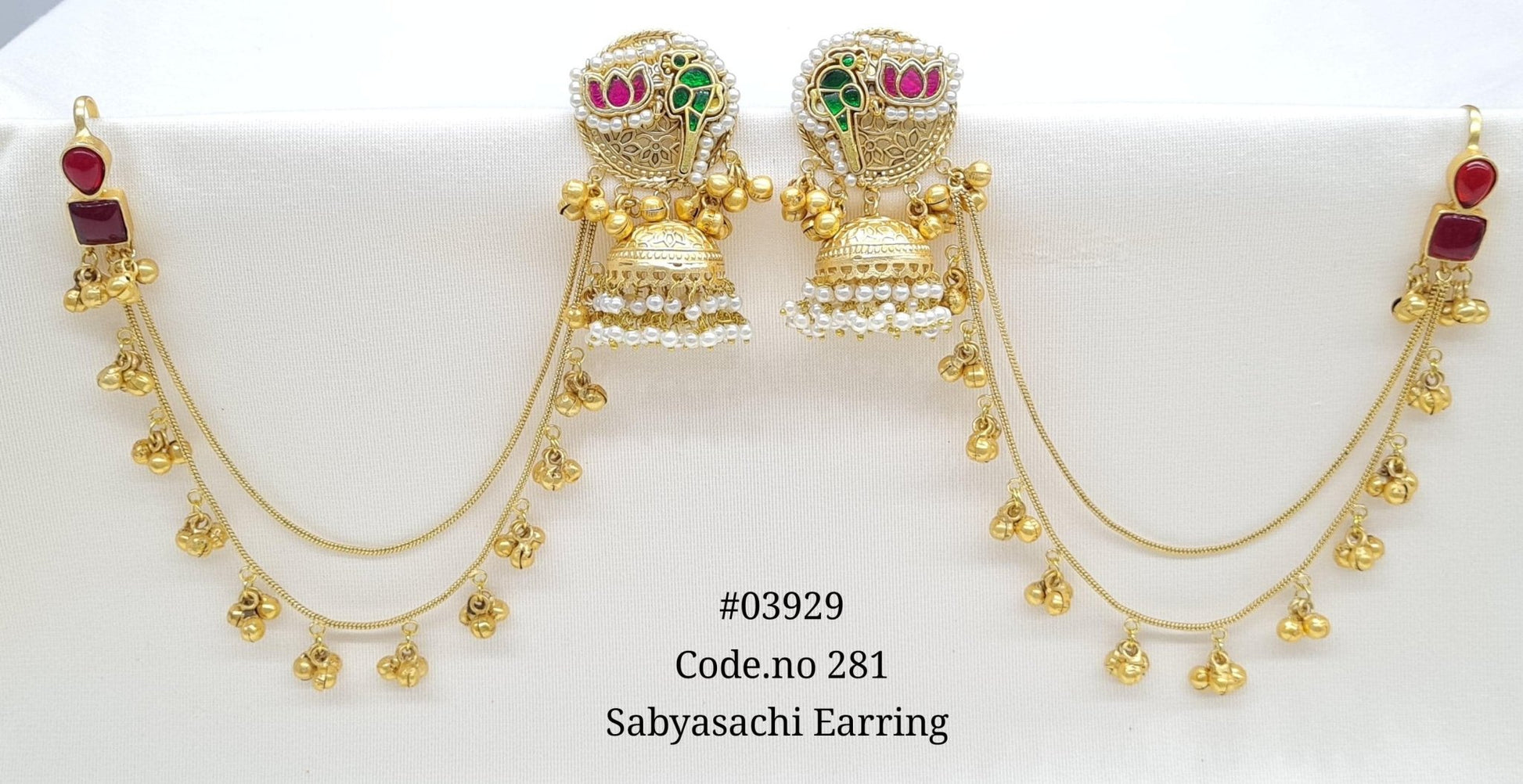 Riwayat Earrings 03929 - KRISHNA'S SWETA JEWELLERY