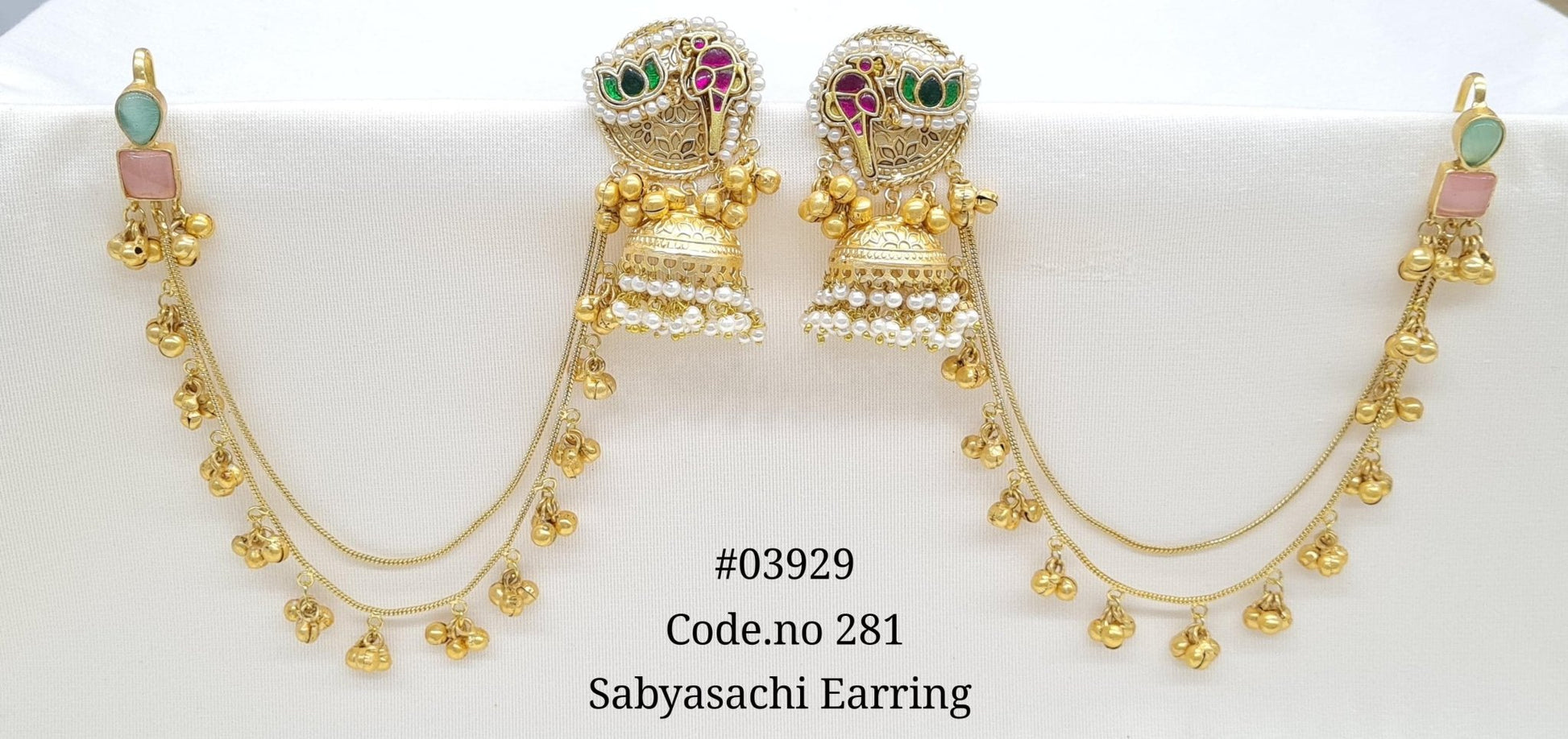 Riwayat Earrings 03929 - KRISHNA'S SWETA JEWELLERY