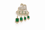 Royal Horse Brooch 08772 - KRISHNA'S SWETA JEWELLERY