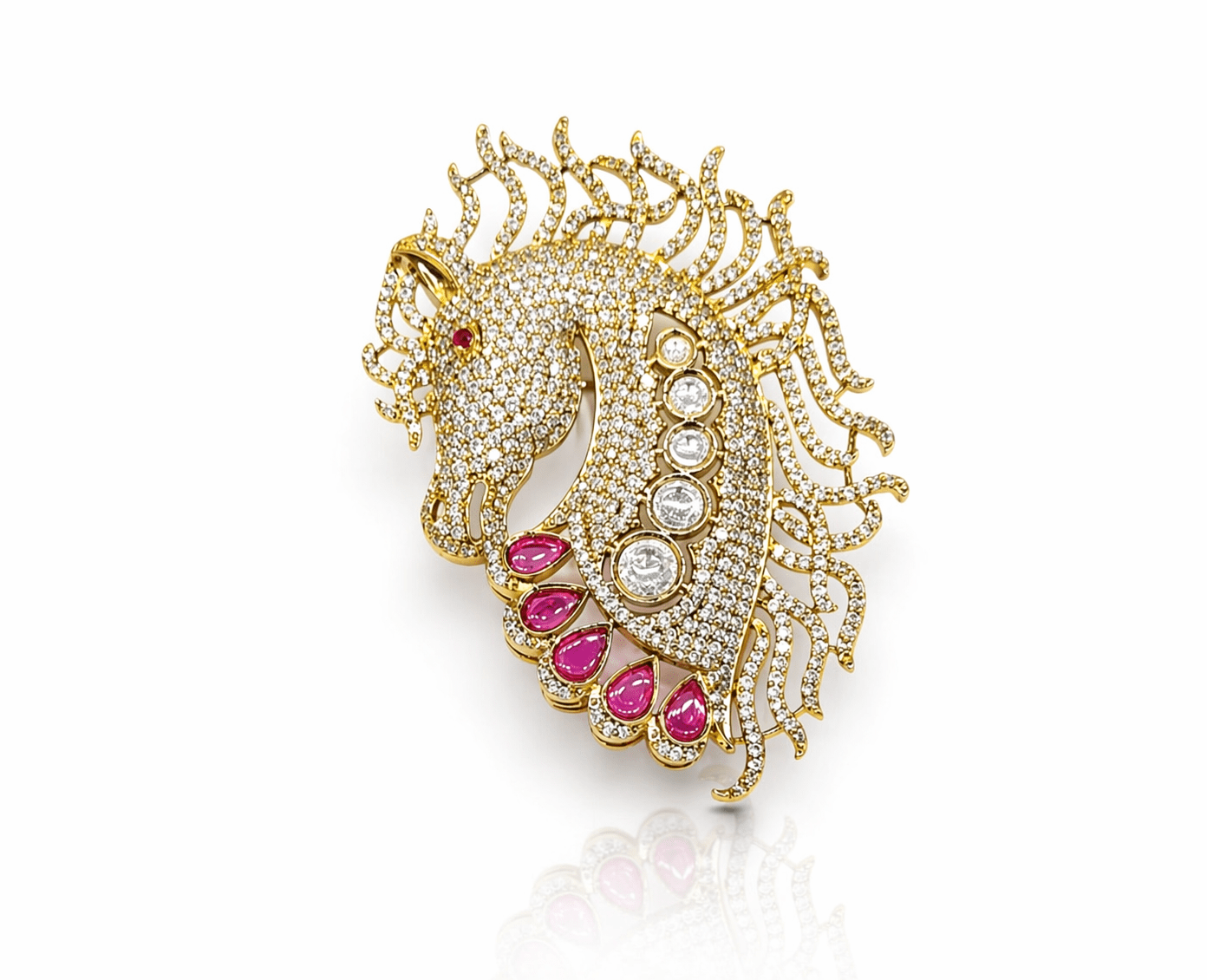 Royalton Brooch 09603 - KRISHNA'S SWETA JEWELLERY